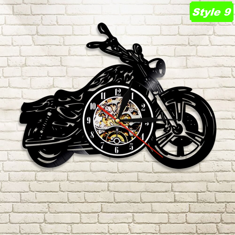 Motorcycle Wall Clock