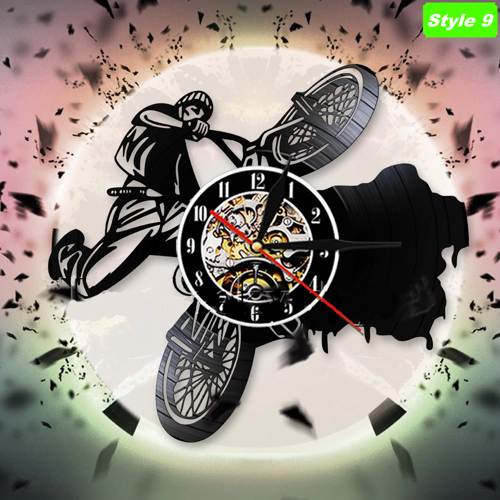 Biker Wall Clock