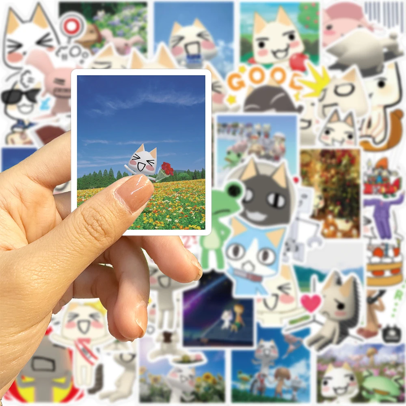 Kawaii Toro Inoue Cat Stickers