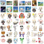 Kawaii Toro Inoue Cat Stickers