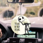 Jack Skellington To Be Or Not To Be Mica Ornament