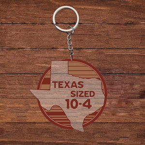 Letterkenny Texas Sized 10-4 Mica Ornament