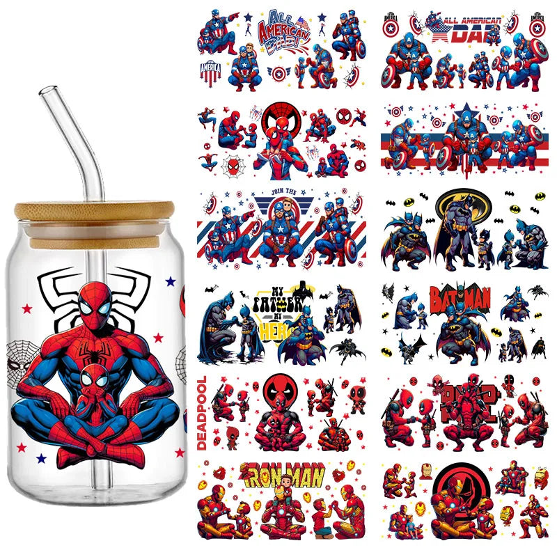 Spiderman UV DTF  Cup Wraps