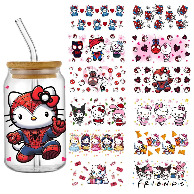 Sanrio Hello Kitty Kuromi UV DTF Cup Wraps