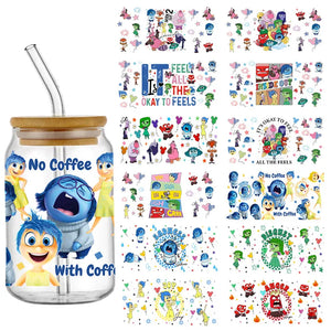 Disney Inside Out 2 UV DTF Cup Wraps