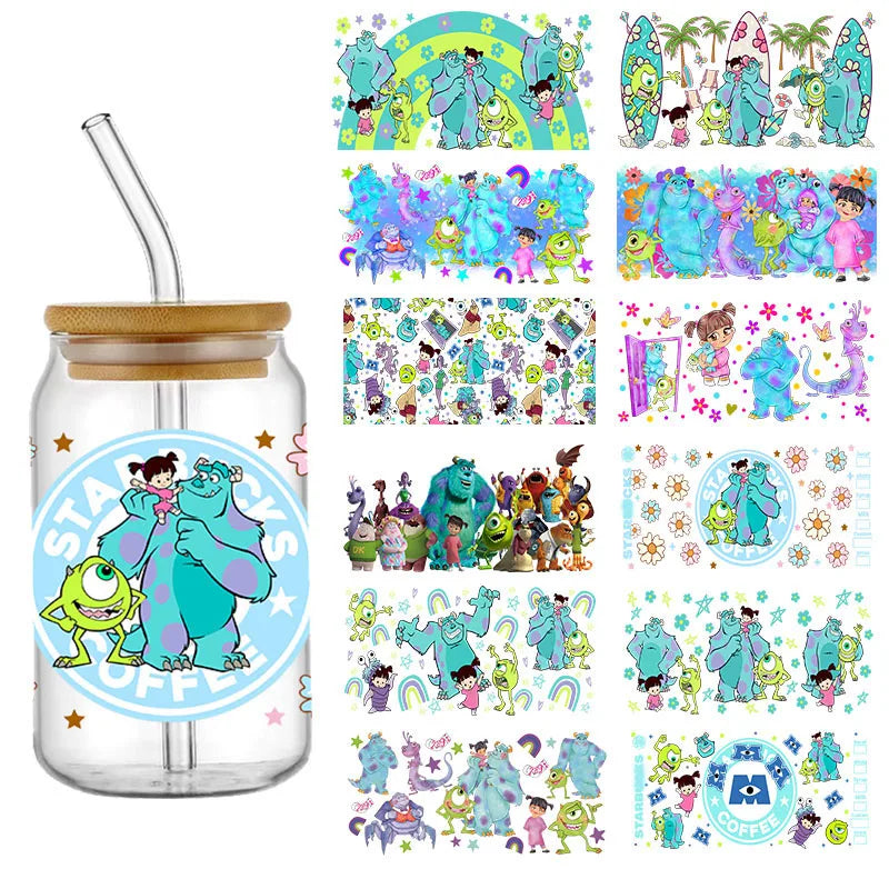 Disney Monsters Inc UV DTF Cup Wraps