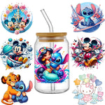 Stitch Mickey Mouse UV DTF Cup Warps