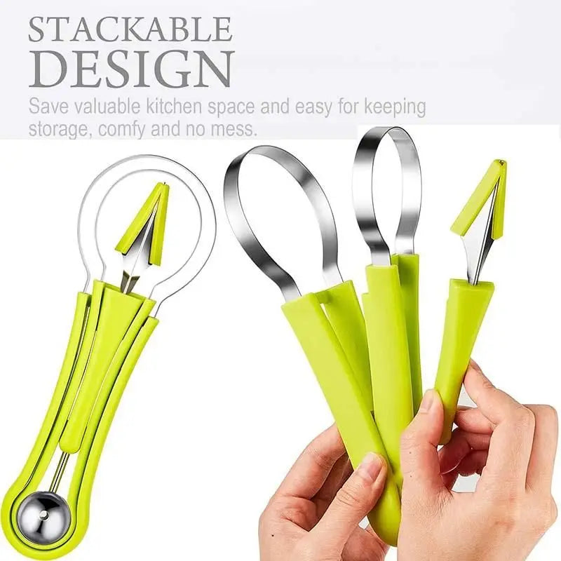 4 in 1 Stainless Steel Fruit Kitchen Tool Set