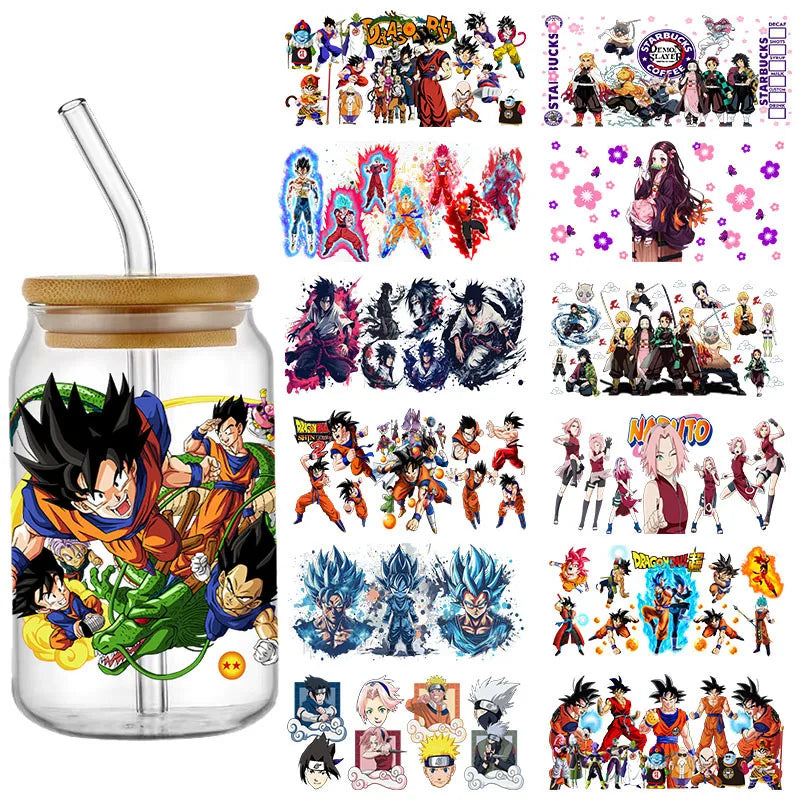 Anime Dragon ball UV DTF Cup Wraps