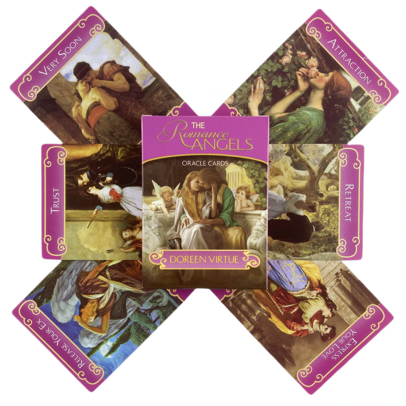 The Romance Angels Oracle Tarot Playing Cards