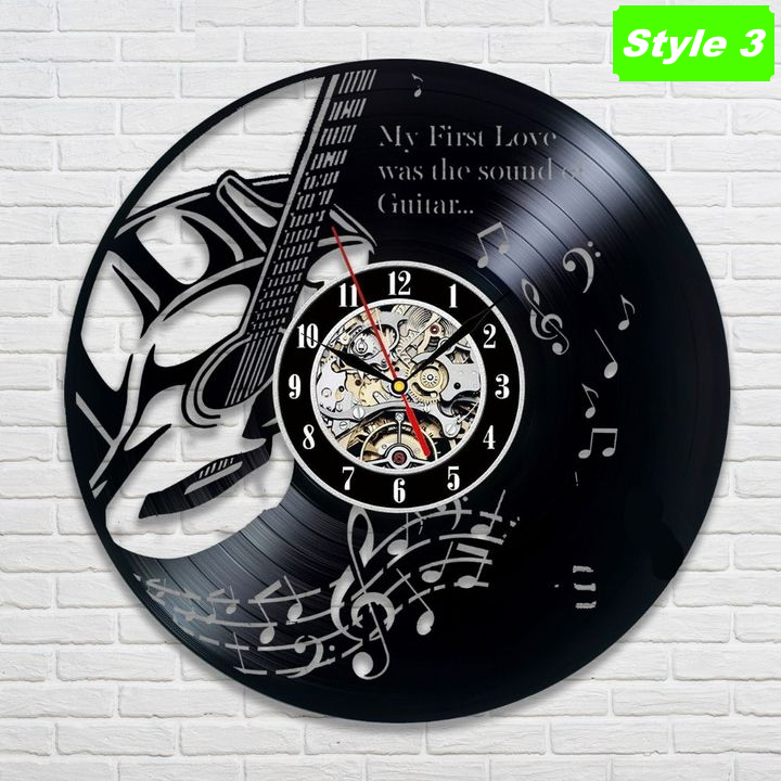 Acoustic Guitar Wall Clock