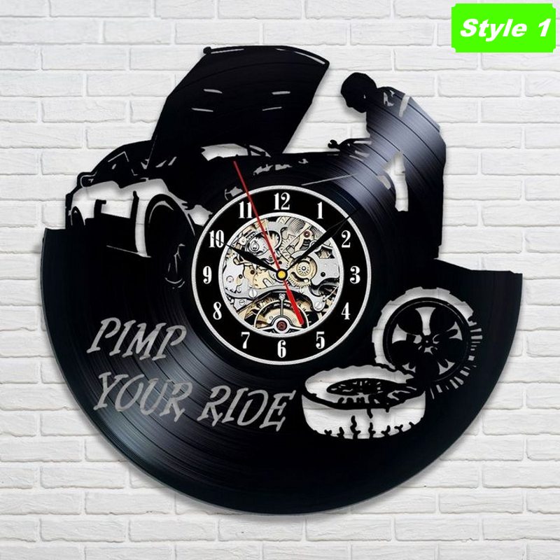 Auto Mechanic Wall Clock