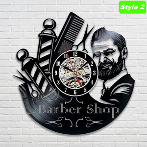 Barber Shop Wall Clock