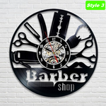 Barber Shop Wall Clock