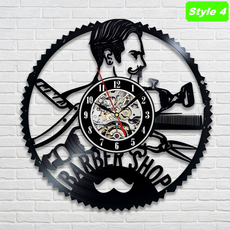 Barber Shop Wall Clock