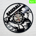 Baseball Wall Clock