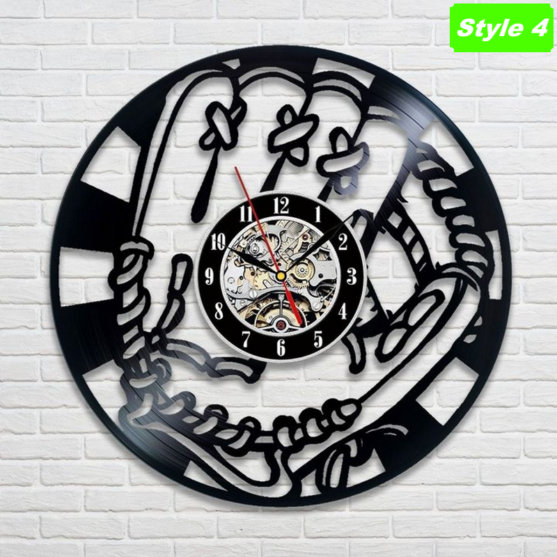 Baseball Wall Clock