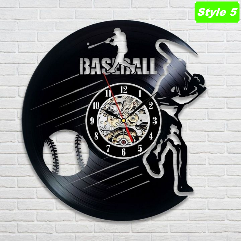 Baseball Wall Clock