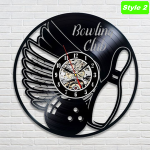 Bowling Wall Clock