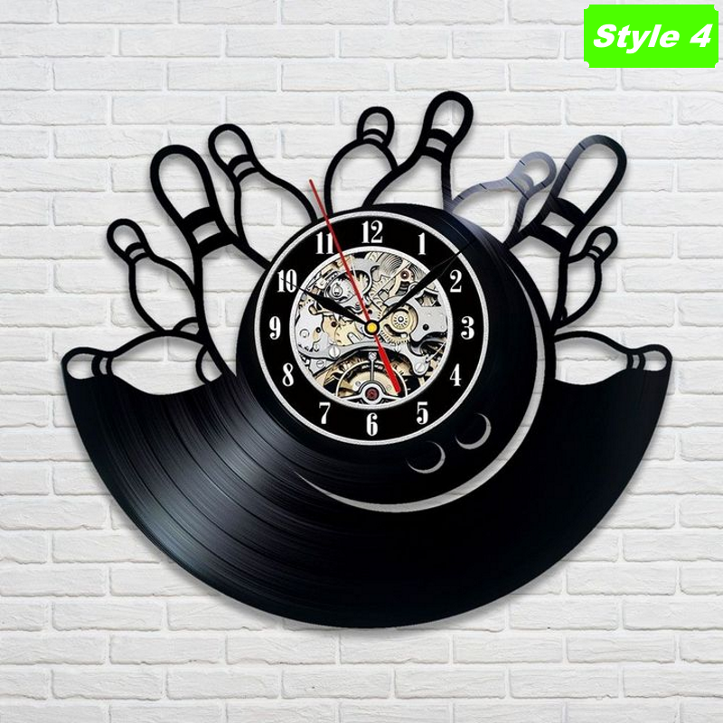 Bowling Wall Clock