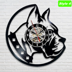 Boxer Dog Wall Clock