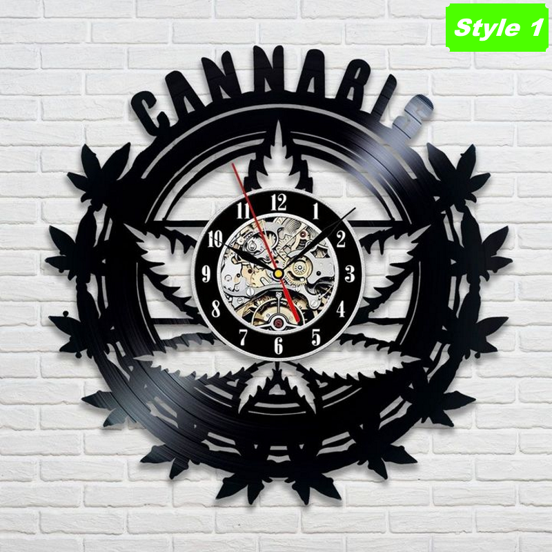 Cannabis Wall Clock