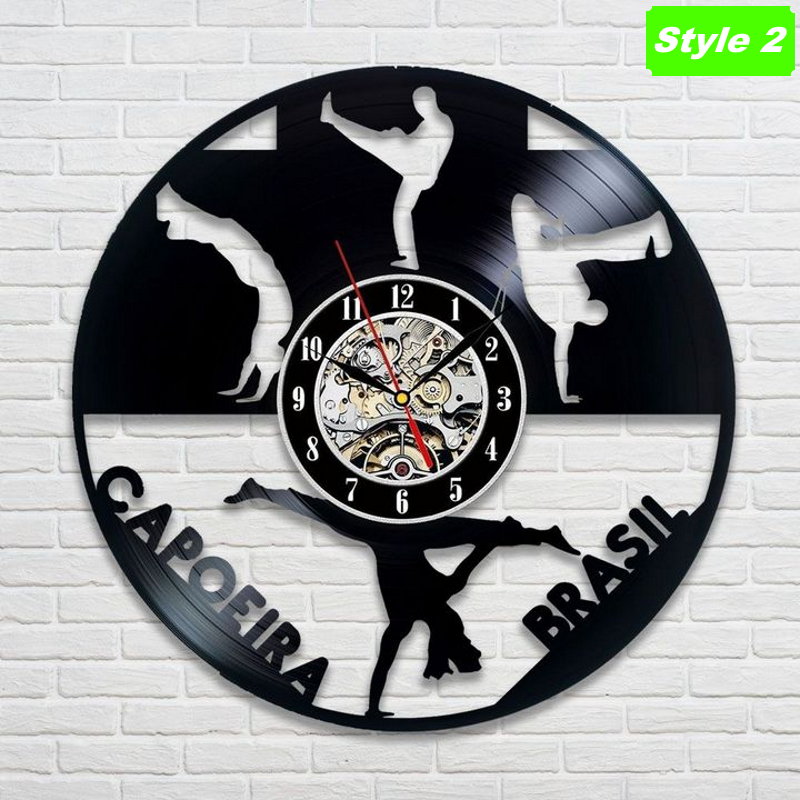 Capoeira Wall Clock