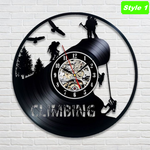 Climbing Wall Clock