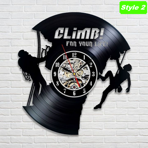 Climbing Wall Clock