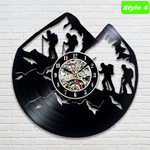 Climbing Wall Clock