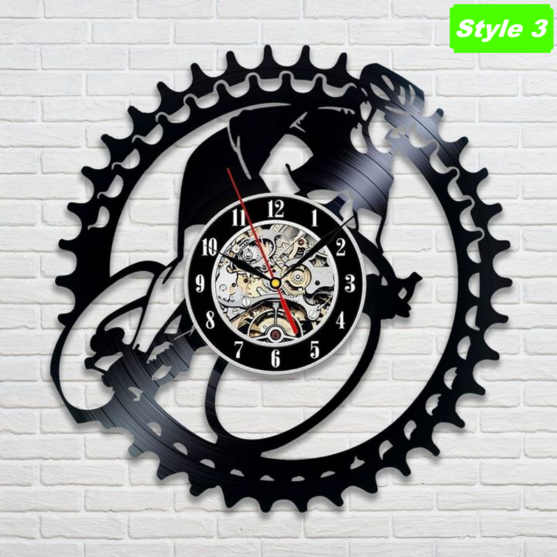 Cycling Wall Clock