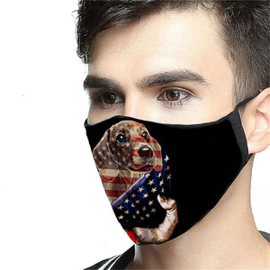 Dachshund America Fit 3D Mask