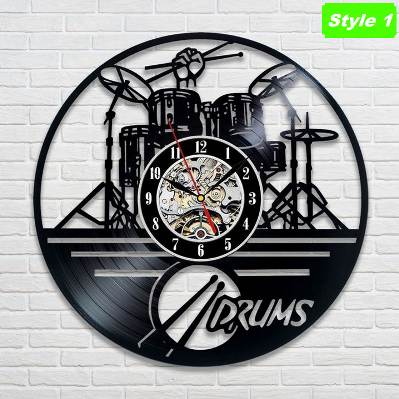 Drums Wall Clock