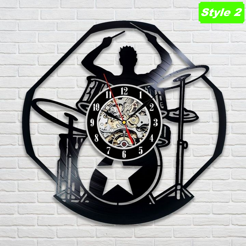 Drums Wall Clock