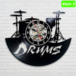 Drums Wall Clock