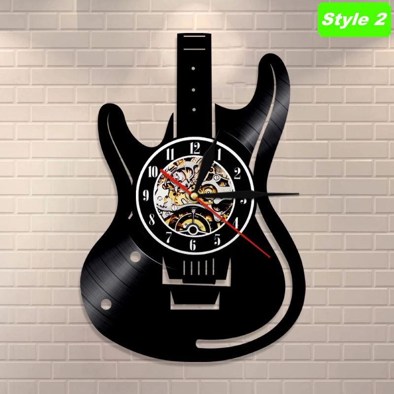 Electric Guitar Wall Clock