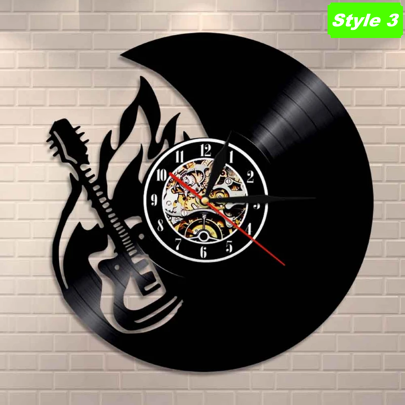 Electric Guitar Wall Clock