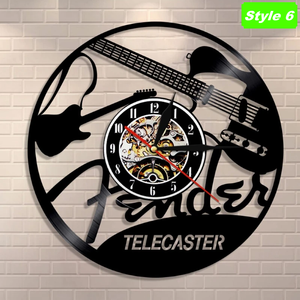 Electric Guitar Wall Clock