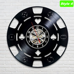 Gambling Wall Clock