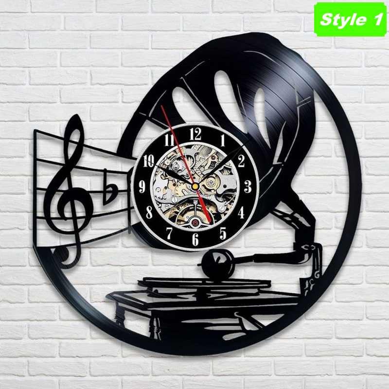 Gramophone Wall Clock