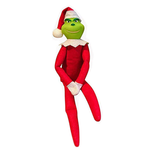 Green Christmas Elf Doll