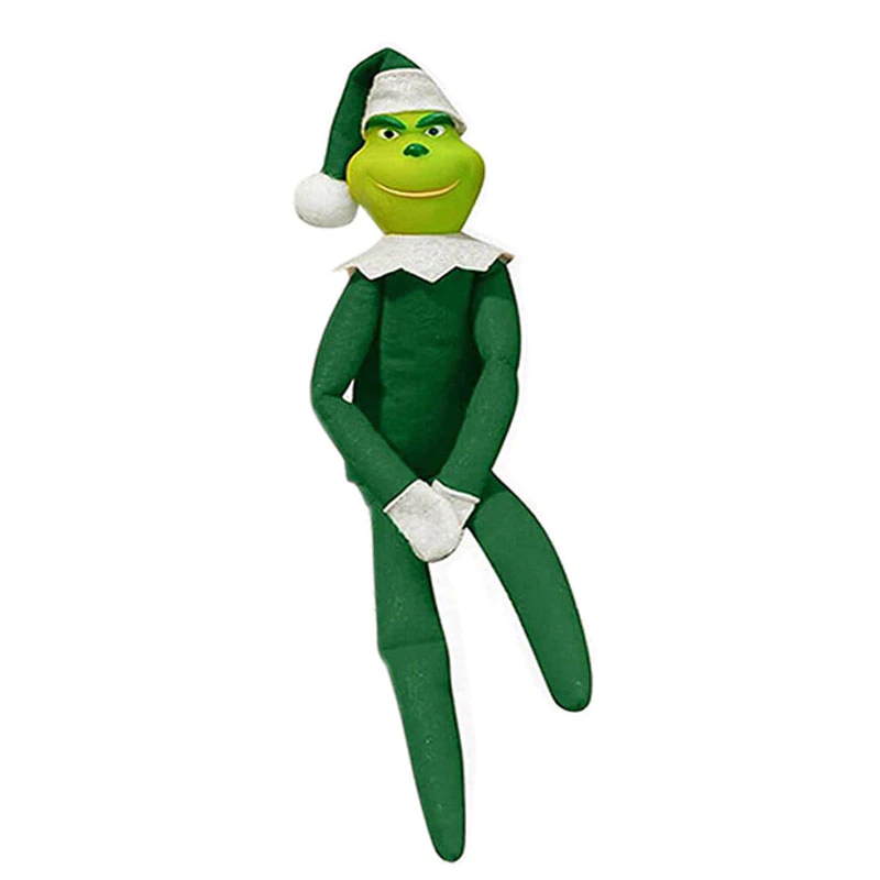 Green Christmas Elf Doll