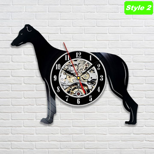 Greyhound Wall Clock