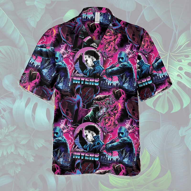 Horror Icon Characters Hawaii Shirt