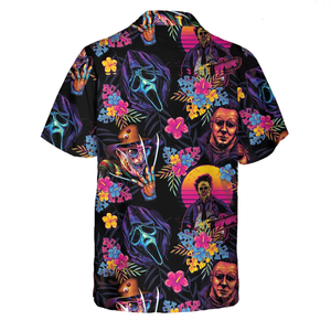 Horror Icon Characters Hawaii Shirt