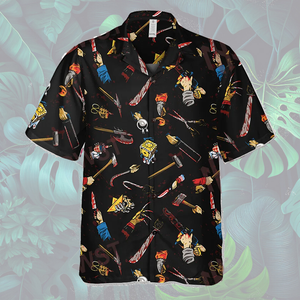 Horror Icon Characters Hawaii Shirt