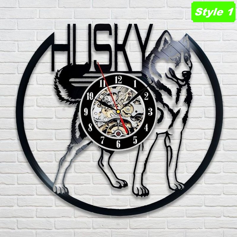 Husky Wall Clock