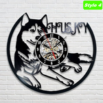 Husky Wall Clock