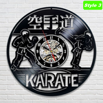 Karate Wall Clock