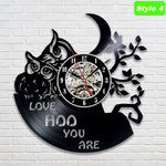 Owl Wall Clock